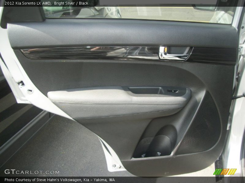 Bright Silver / Black 2012 Kia Sorento LX AWD