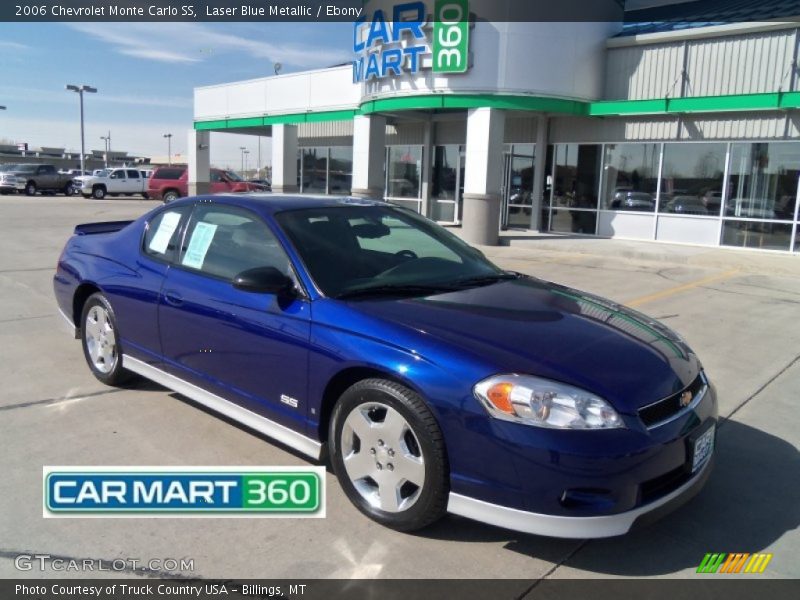 Laser Blue Metallic / Ebony 2006 Chevrolet Monte Carlo SS