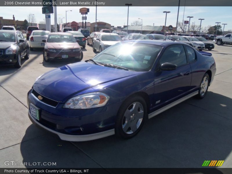 Laser Blue Metallic / Ebony 2006 Chevrolet Monte Carlo SS