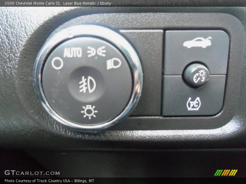 Laser Blue Metallic / Ebony 2006 Chevrolet Monte Carlo SS