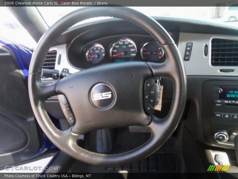 Laser Blue Metallic / Ebony 2006 Chevrolet Monte Carlo SS