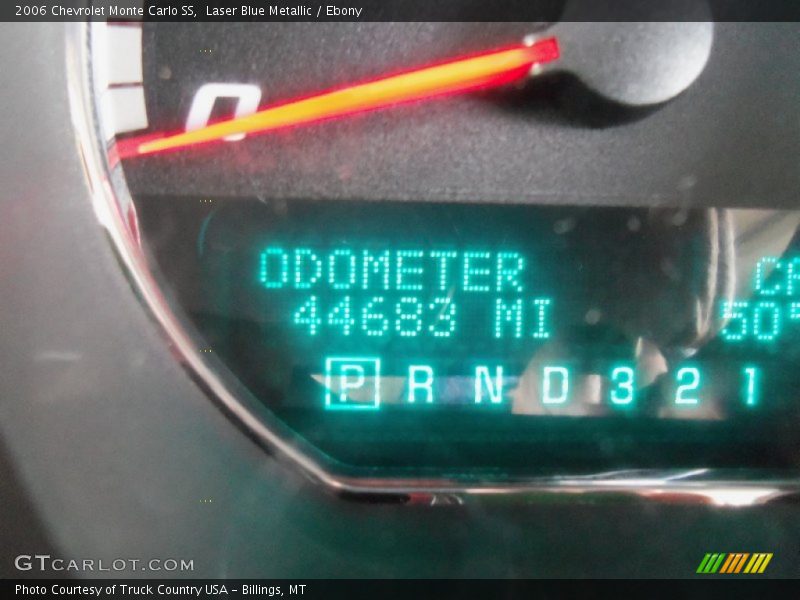 Laser Blue Metallic / Ebony 2006 Chevrolet Monte Carlo SS