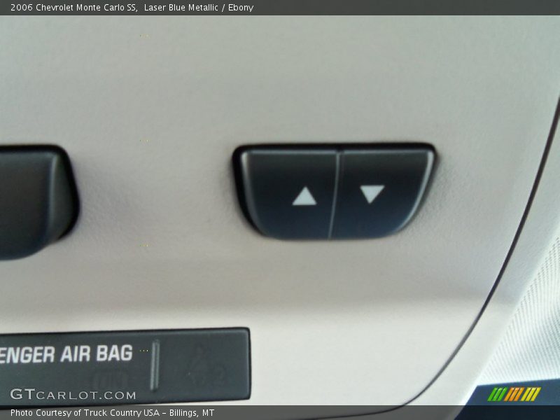 Laser Blue Metallic / Ebony 2006 Chevrolet Monte Carlo SS
