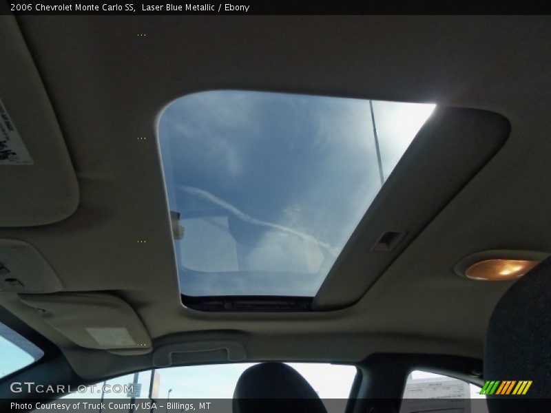 Laser Blue Metallic / Ebony 2006 Chevrolet Monte Carlo SS