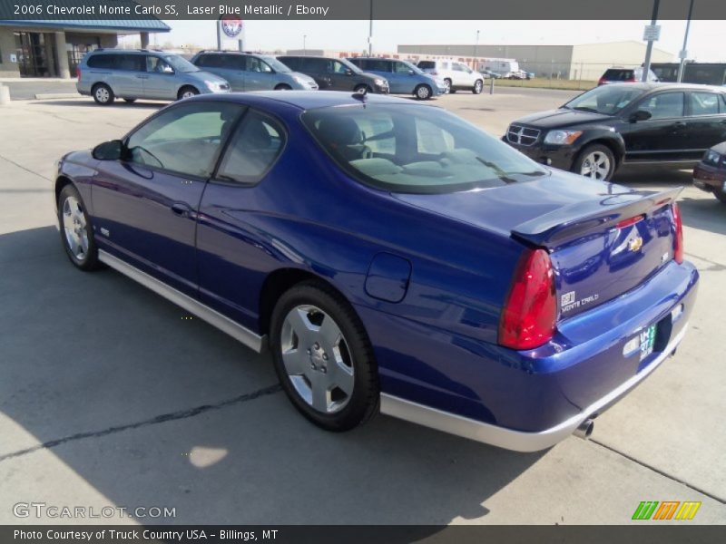 Laser Blue Metallic / Ebony 2006 Chevrolet Monte Carlo SS