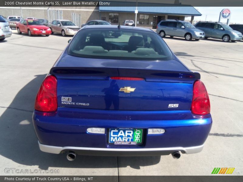 Laser Blue Metallic / Ebony 2006 Chevrolet Monte Carlo SS