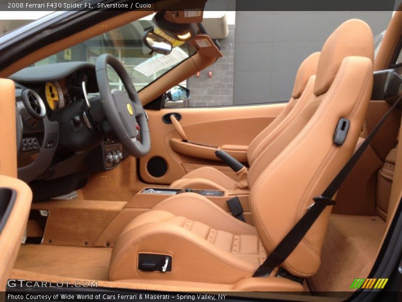  2008 F430 Spider F1 Cuoio Interior