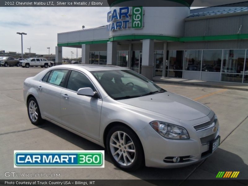 Silver Ice Metallic / Ebony 2012 Chevrolet Malibu LTZ