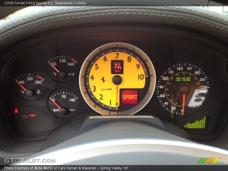  2008 F430 Spider F1 Spider F1 Gauges