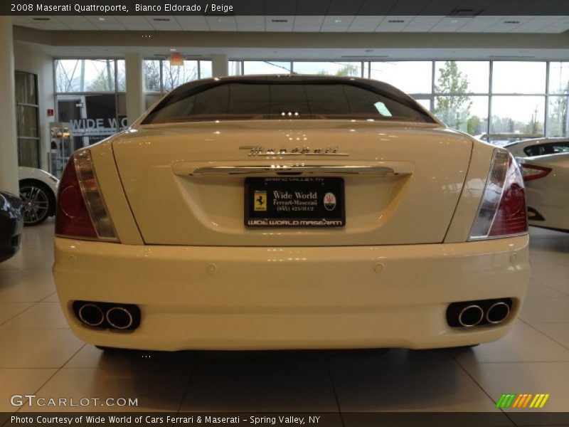 Bianco Eldorado / Beige 2008 Maserati Quattroporte