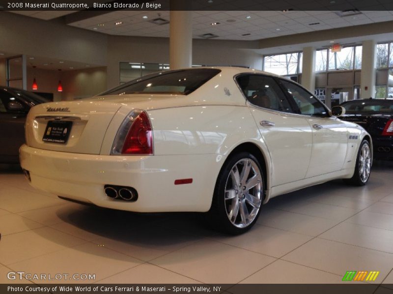 Bianco Eldorado / Beige 2008 Maserati Quattroporte