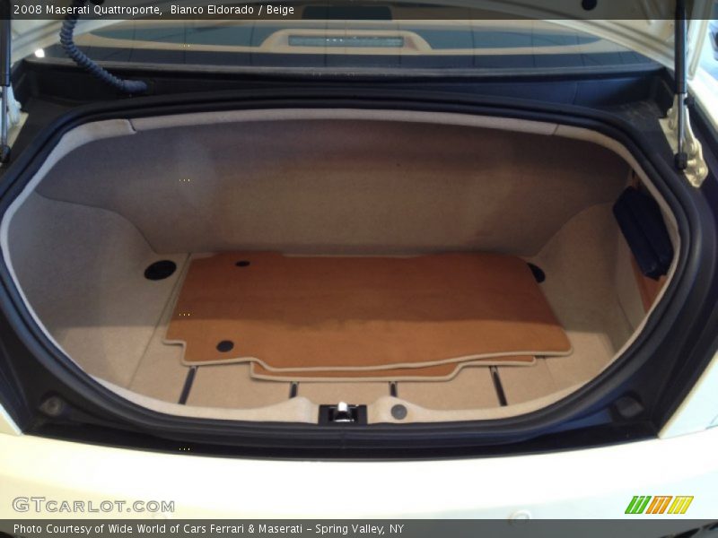 Bianco Eldorado / Beige 2008 Maserati Quattroporte