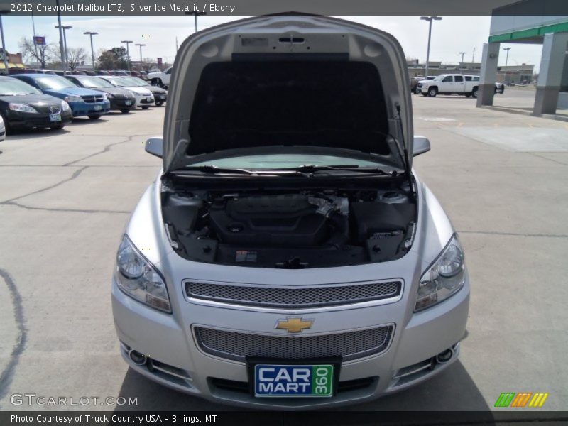 Silver Ice Metallic / Ebony 2012 Chevrolet Malibu LTZ