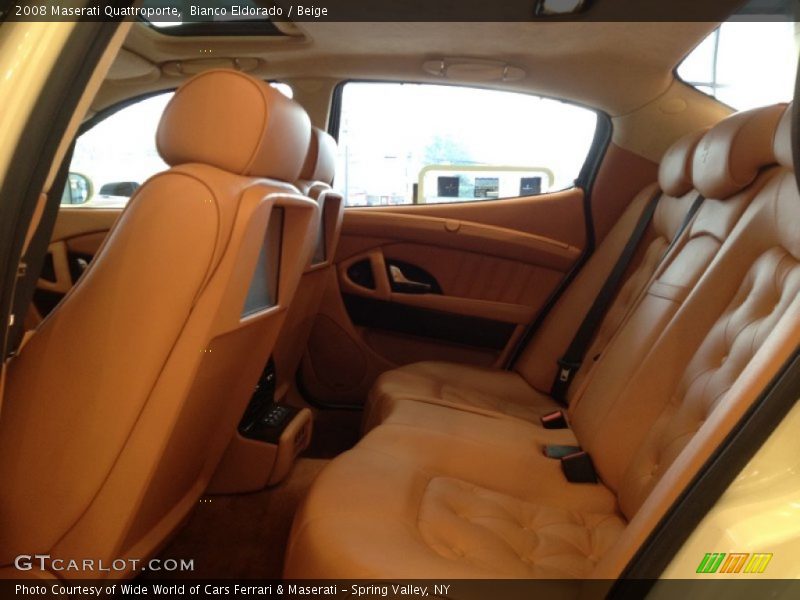 Bianco Eldorado / Beige 2008 Maserati Quattroporte