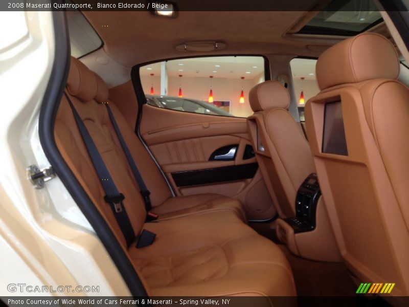 Bianco Eldorado / Beige 2008 Maserati Quattroporte