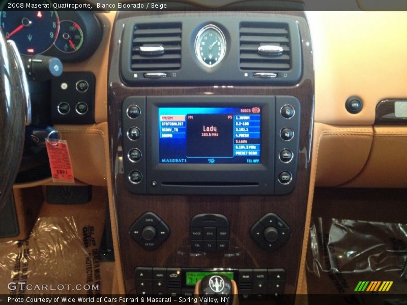 Bianco Eldorado / Beige 2008 Maserati Quattroporte