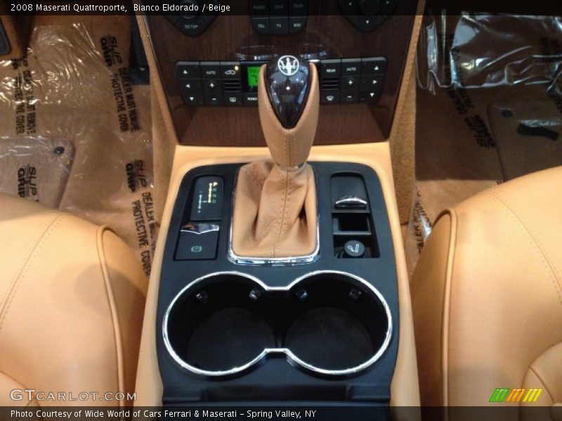 Bianco Eldorado / Beige 2008 Maserati Quattroporte