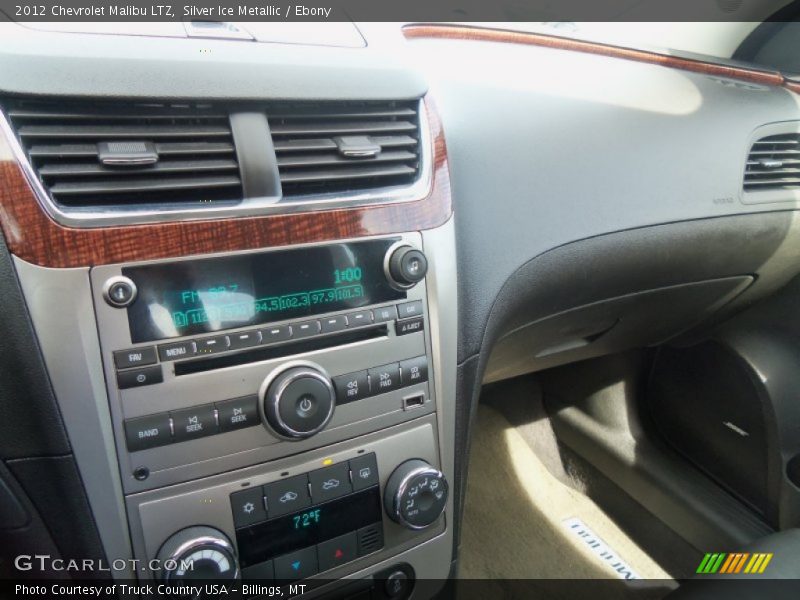 Silver Ice Metallic / Ebony 2012 Chevrolet Malibu LTZ