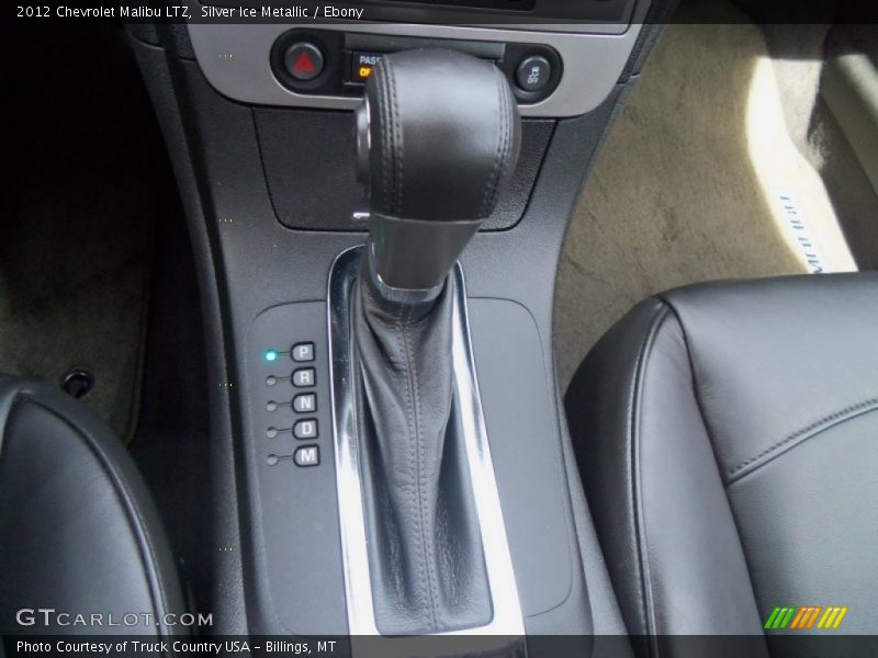 Silver Ice Metallic / Ebony 2012 Chevrolet Malibu LTZ