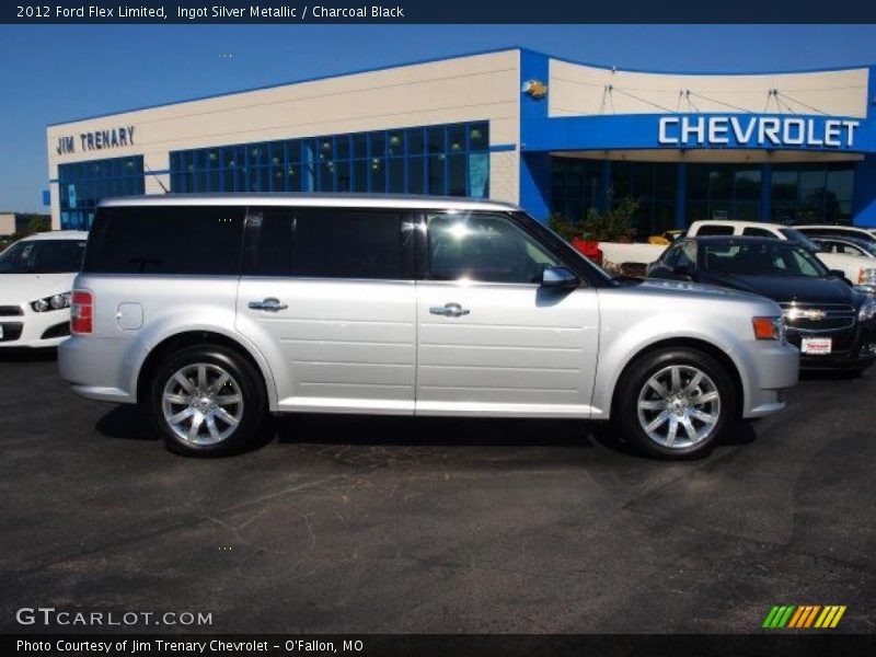 Ingot Silver Metallic / Charcoal Black 2012 Ford Flex Limited