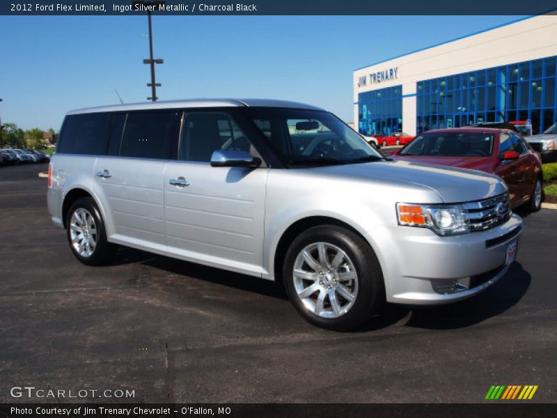 Ingot Silver Metallic / Charcoal Black 2012 Ford Flex Limited