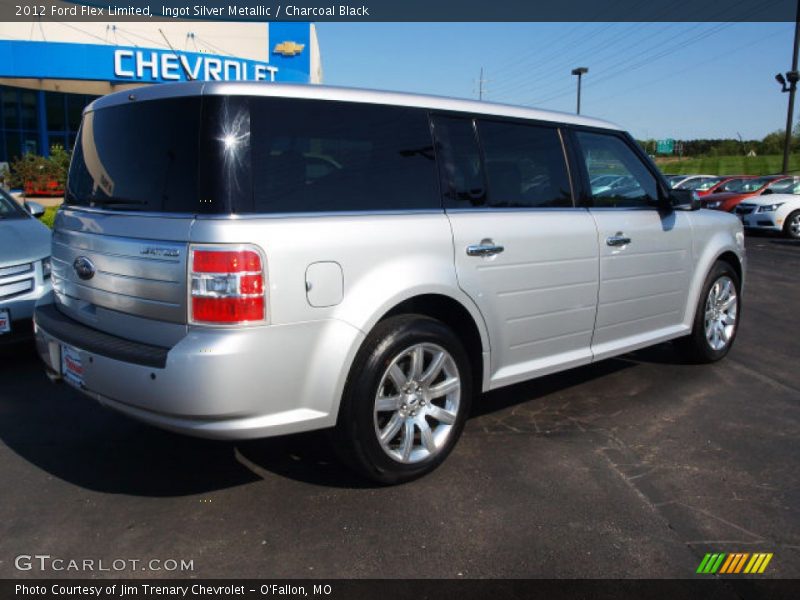 Ingot Silver Metallic / Charcoal Black 2012 Ford Flex Limited