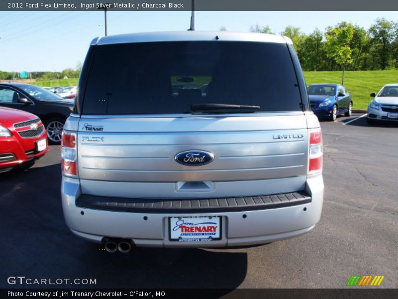Ingot Silver Metallic / Charcoal Black 2012 Ford Flex Limited