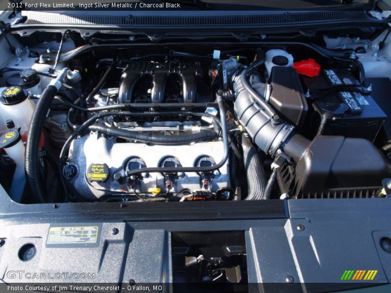 Ingot Silver Metallic / Charcoal Black 2012 Ford Flex Limited