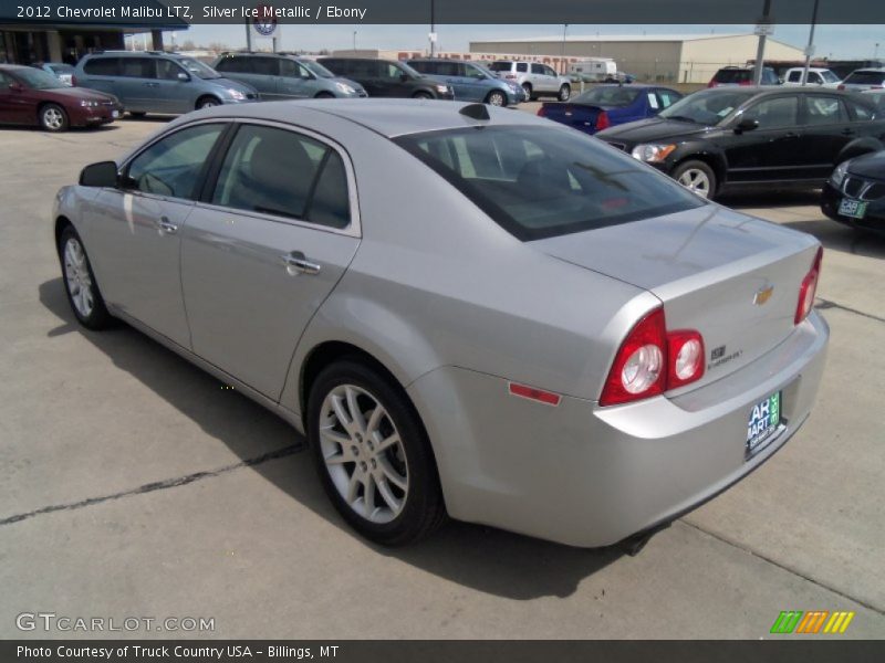 Silver Ice Metallic / Ebony 2012 Chevrolet Malibu LTZ