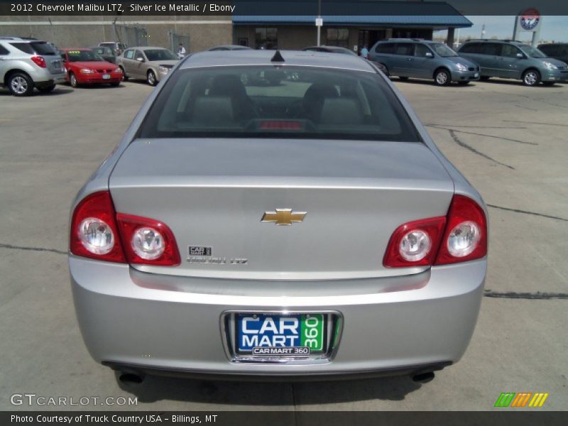 Silver Ice Metallic / Ebony 2012 Chevrolet Malibu LTZ