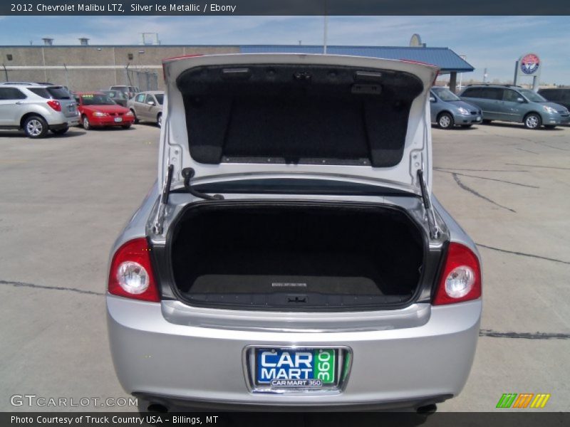 Silver Ice Metallic / Ebony 2012 Chevrolet Malibu LTZ