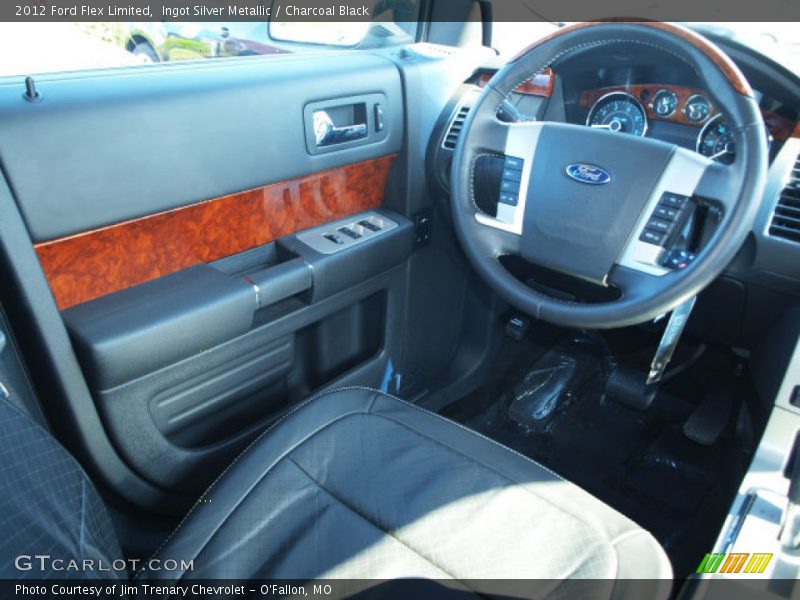 Ingot Silver Metallic / Charcoal Black 2012 Ford Flex Limited