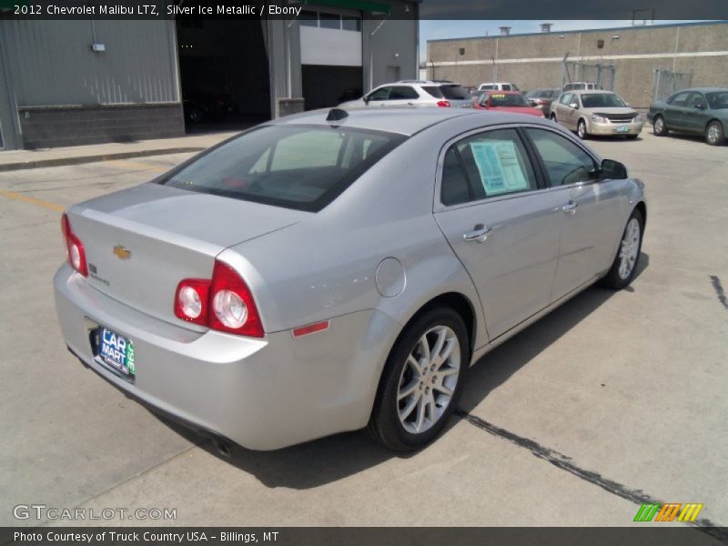 Silver Ice Metallic / Ebony 2012 Chevrolet Malibu LTZ