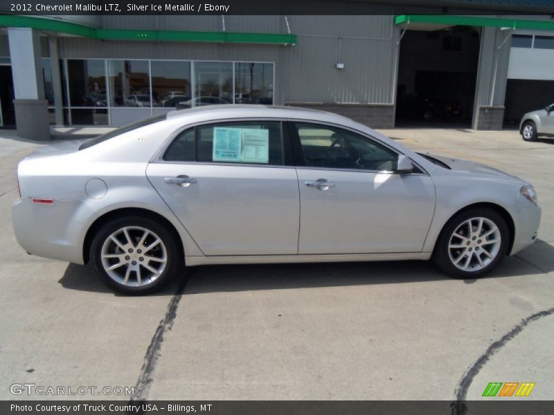 Silver Ice Metallic / Ebony 2012 Chevrolet Malibu LTZ