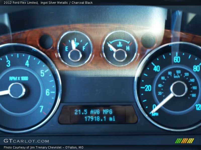Ingot Silver Metallic / Charcoal Black 2012 Ford Flex Limited