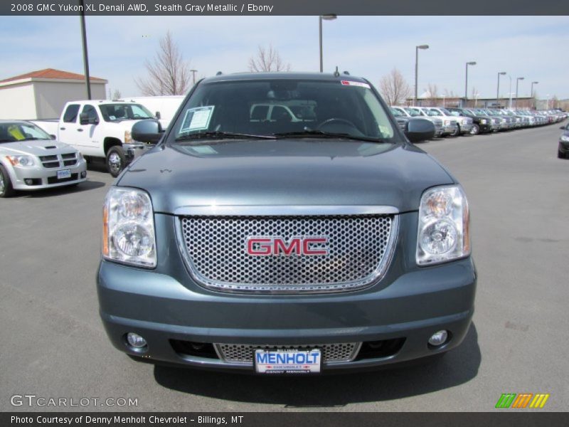 Stealth Gray Metallic / Ebony 2008 GMC Yukon XL Denali AWD