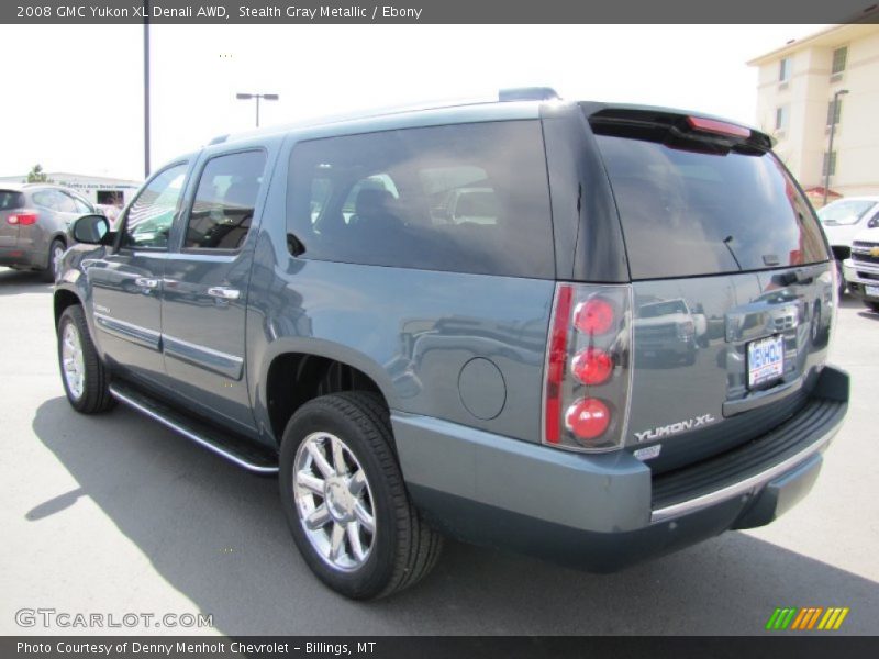 Stealth Gray Metallic / Ebony 2008 GMC Yukon XL Denali AWD
