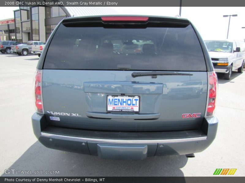 Stealth Gray Metallic / Ebony 2008 GMC Yukon XL Denali AWD