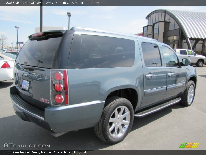 Stealth Gray Metallic / Ebony 2008 GMC Yukon XL Denali AWD