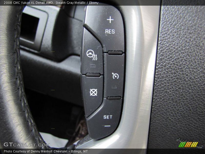 Stealth Gray Metallic / Ebony 2008 GMC Yukon XL Denali AWD