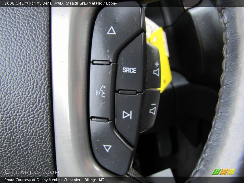 Stealth Gray Metallic / Ebony 2008 GMC Yukon XL Denali AWD