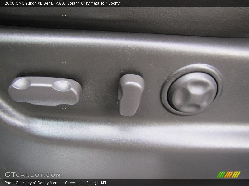 Stealth Gray Metallic / Ebony 2008 GMC Yukon XL Denali AWD
