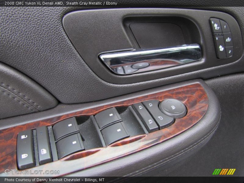 Stealth Gray Metallic / Ebony 2008 GMC Yukon XL Denali AWD
