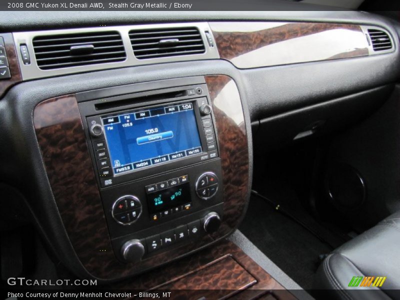 Stealth Gray Metallic / Ebony 2008 GMC Yukon XL Denali AWD