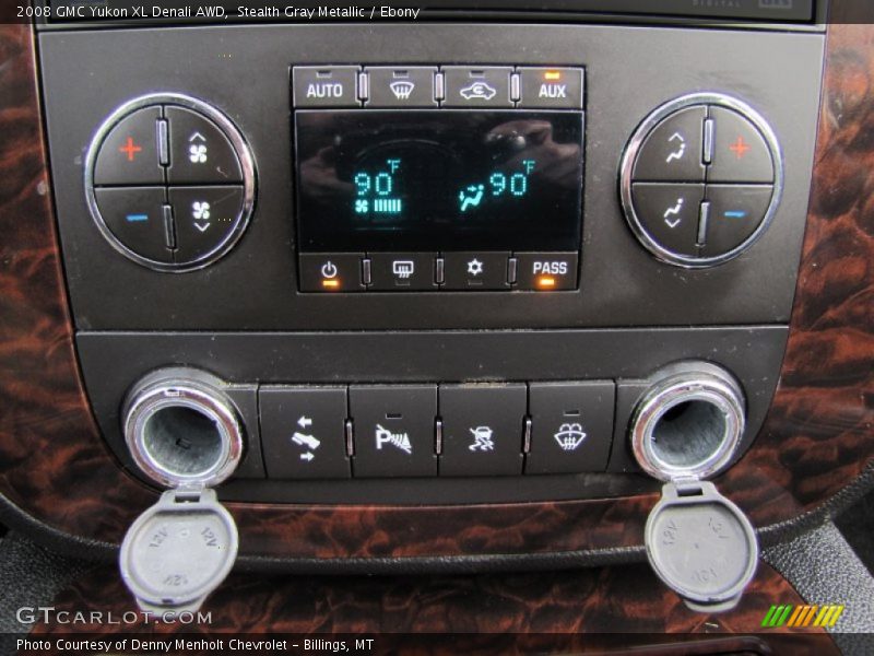 Stealth Gray Metallic / Ebony 2008 GMC Yukon XL Denali AWD