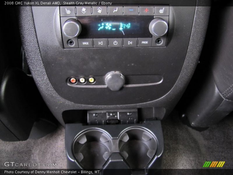 Stealth Gray Metallic / Ebony 2008 GMC Yukon XL Denali AWD