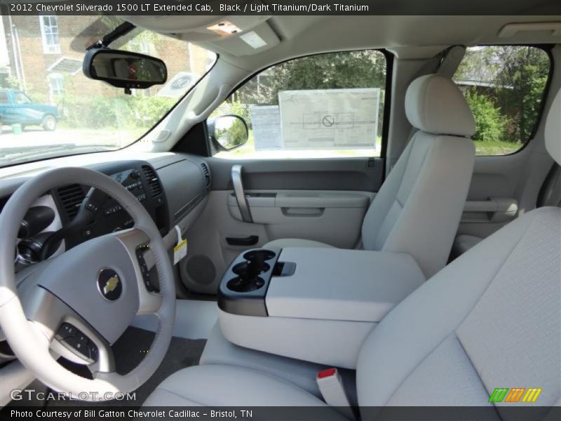 Black / Light Titanium/Dark Titanium 2012 Chevrolet Silverado 1500 LT Extended Cab