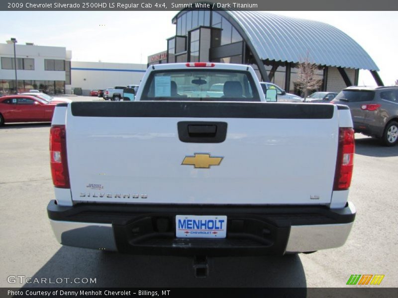 Summit White / Dark Titanium 2009 Chevrolet Silverado 2500HD LS Regular Cab 4x4
