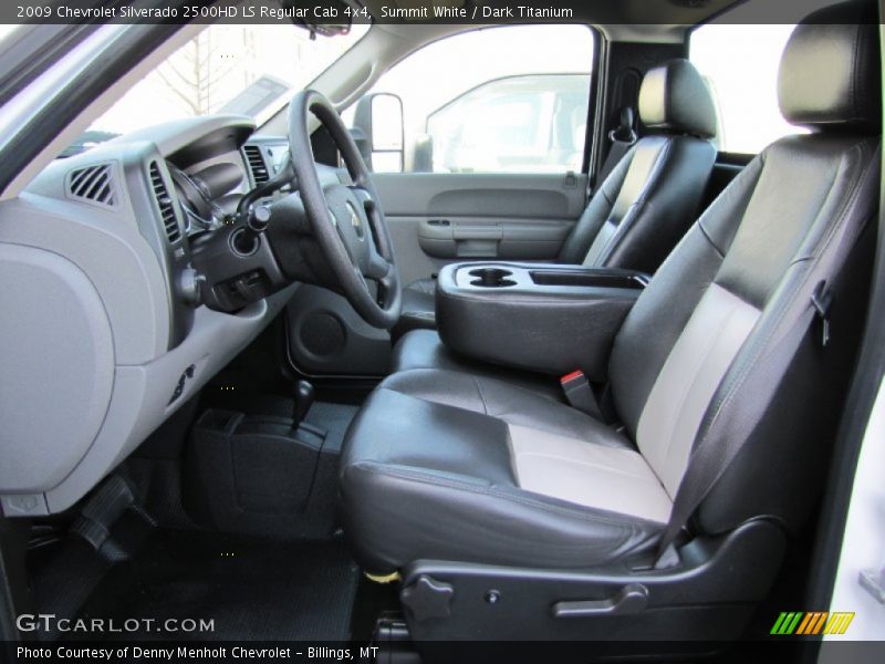 Summit White / Dark Titanium 2009 Chevrolet Silverado 2500HD LS Regular Cab 4x4