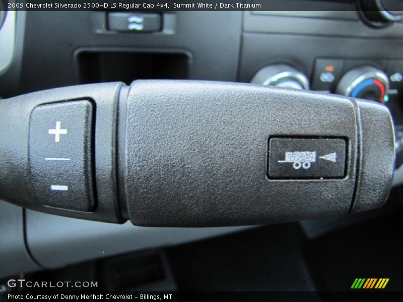 Summit White / Dark Titanium 2009 Chevrolet Silverado 2500HD LS Regular Cab 4x4